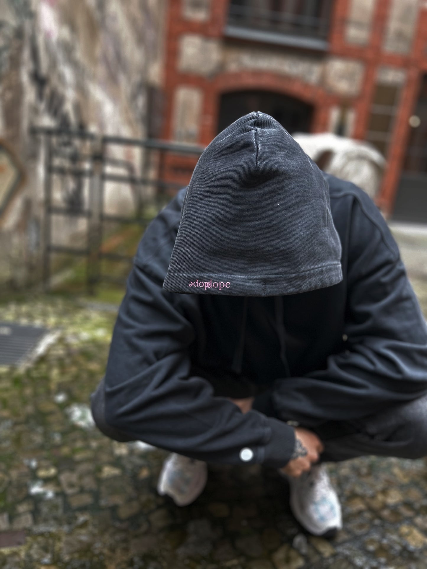 YNFB Dopamine Hoodie – Oversized, Casual & Vintage-Washed