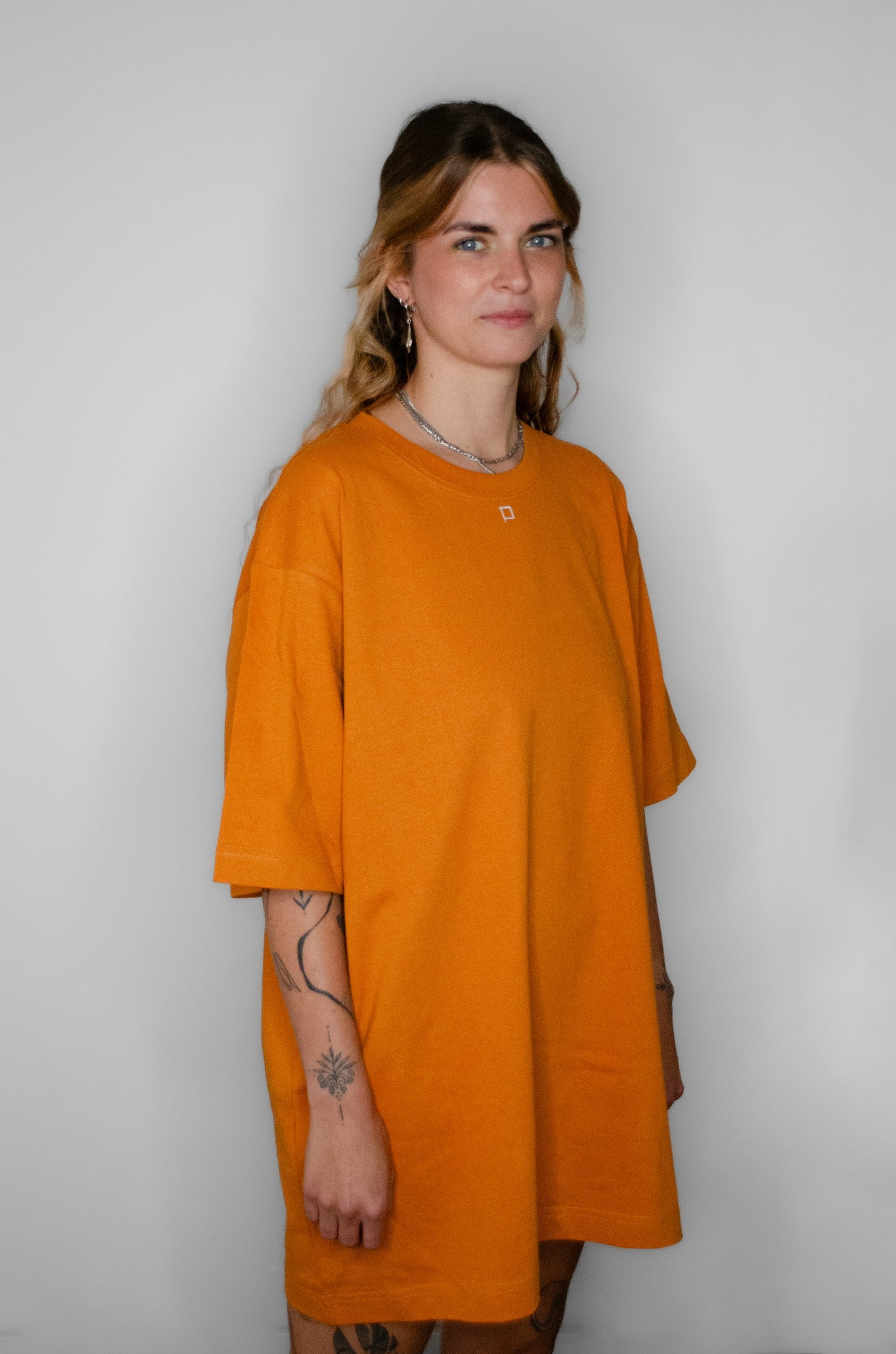 Oversized heavy shirt hand backprint
