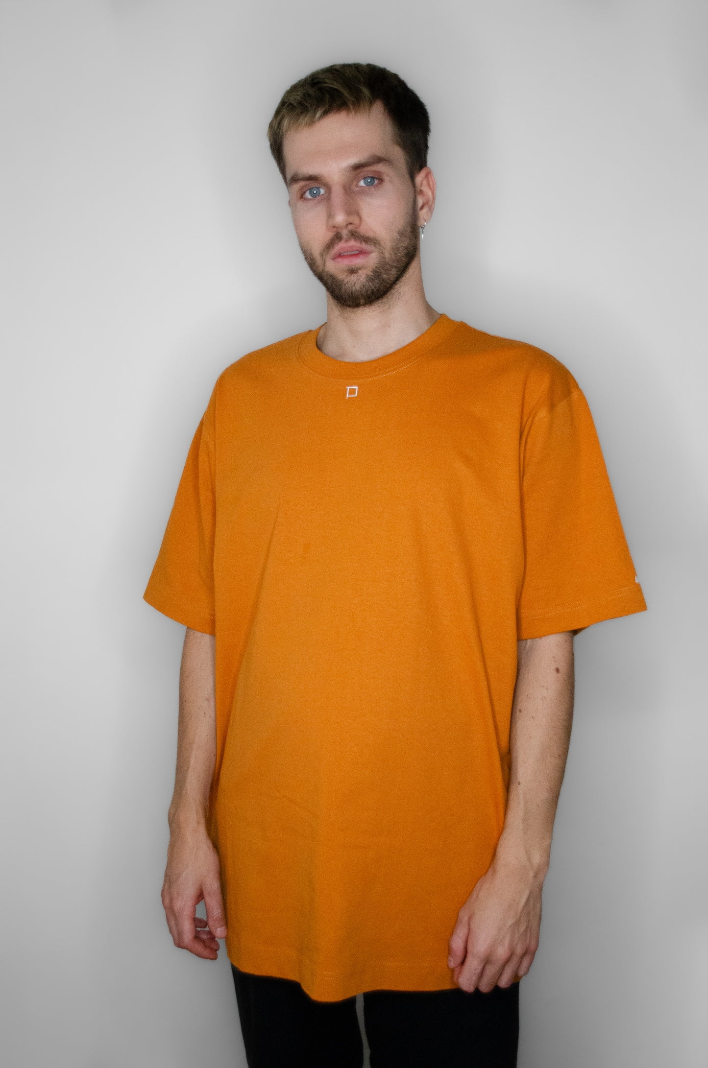 Oversized heavy shirt hand backprint