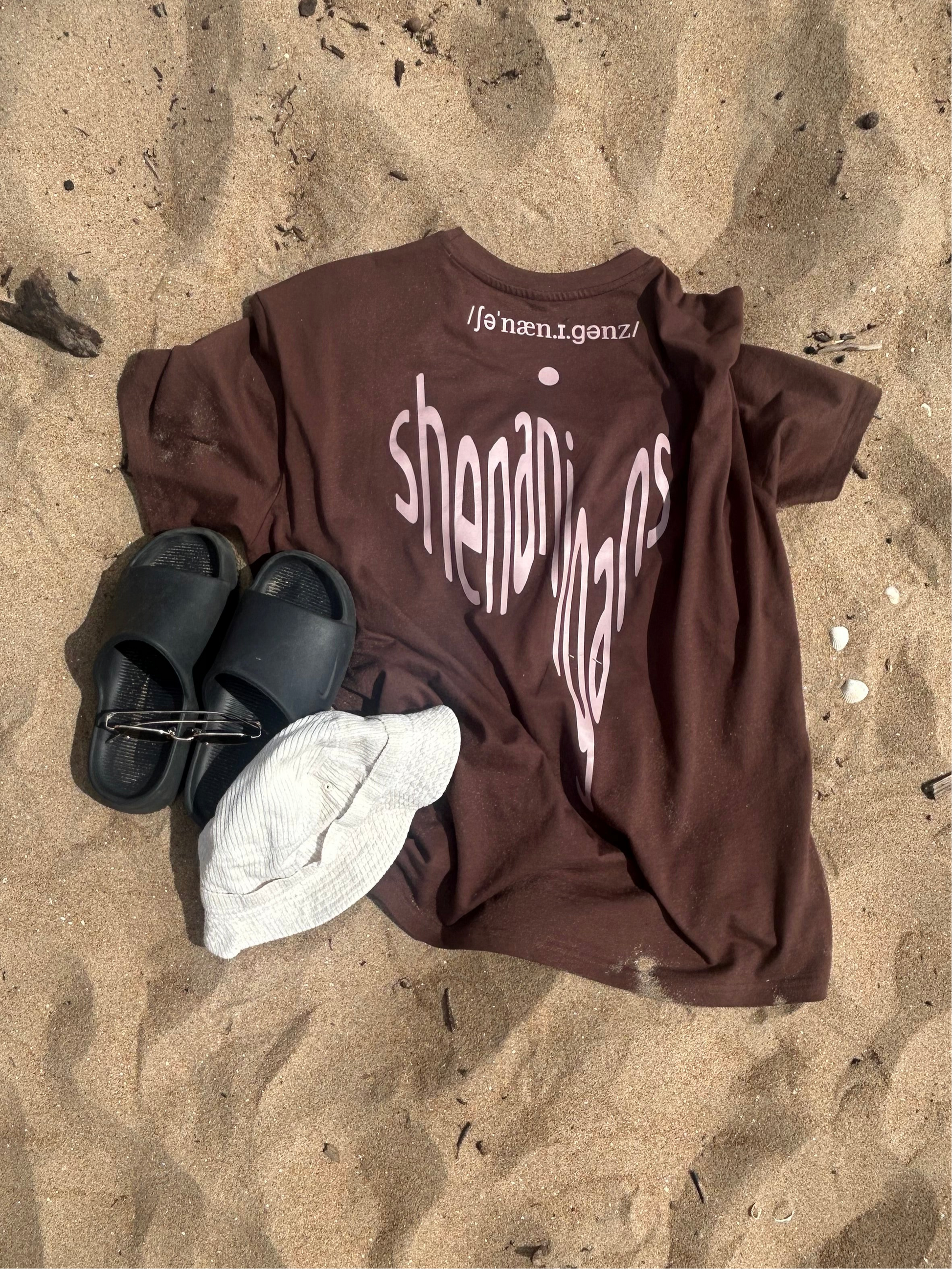 Shenanigans Backprint Shirt Mokka