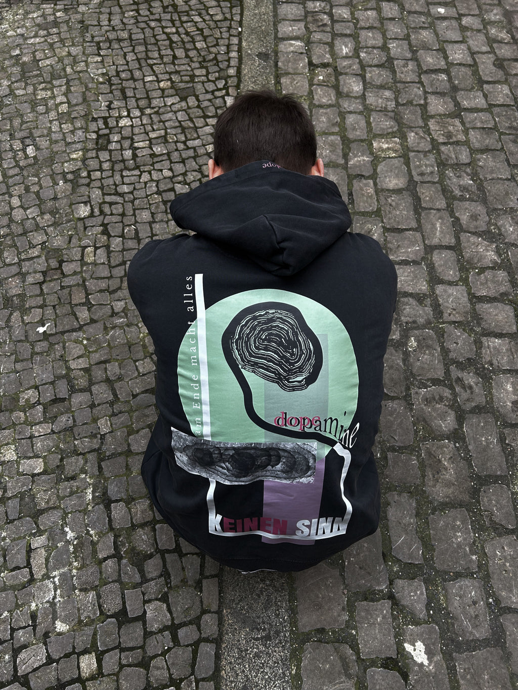 YNFB Dopamine Hoodie – Oversized, Casual & Vintage-Washed