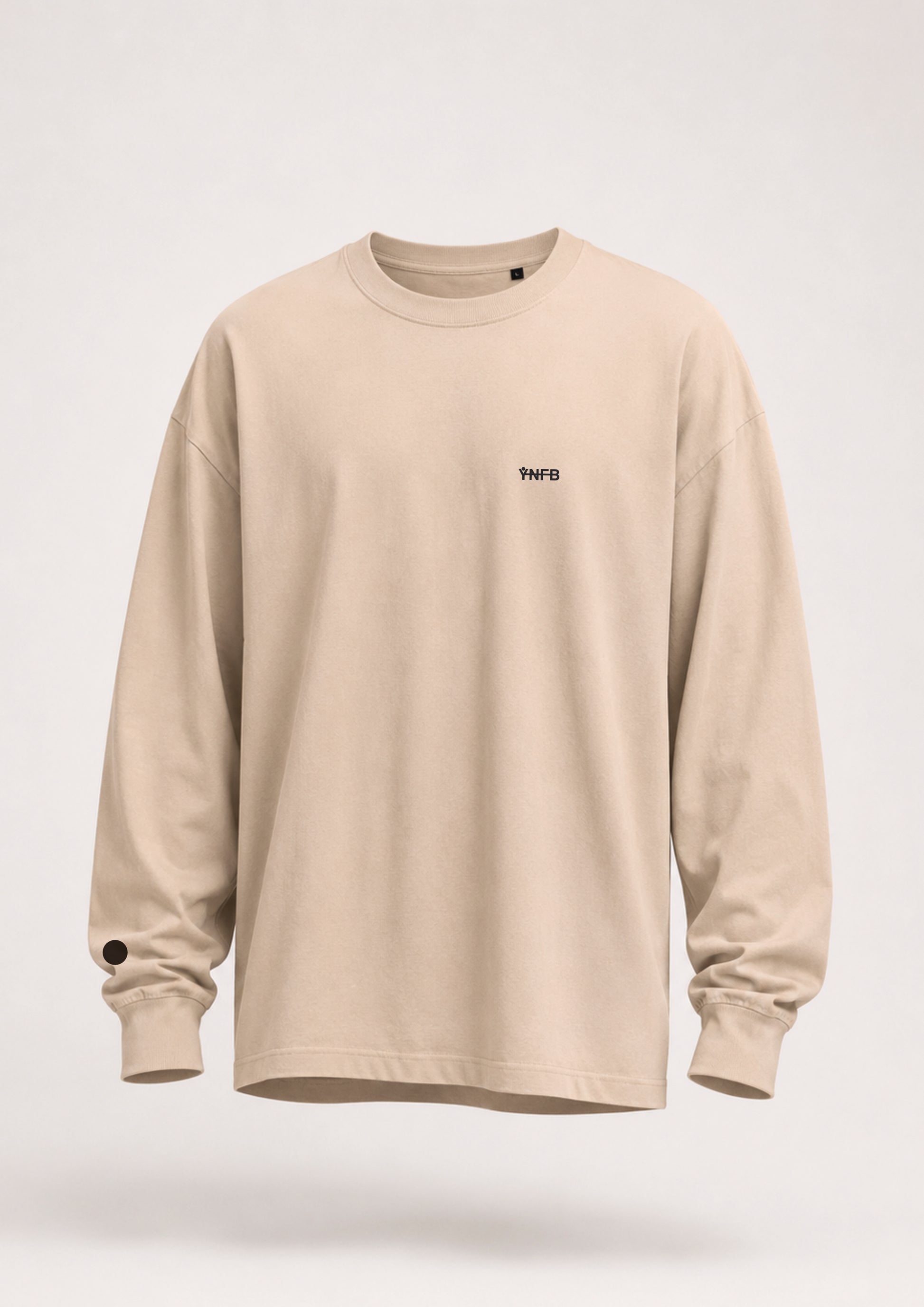 Boxy Longsleeve mit Hand Backprint