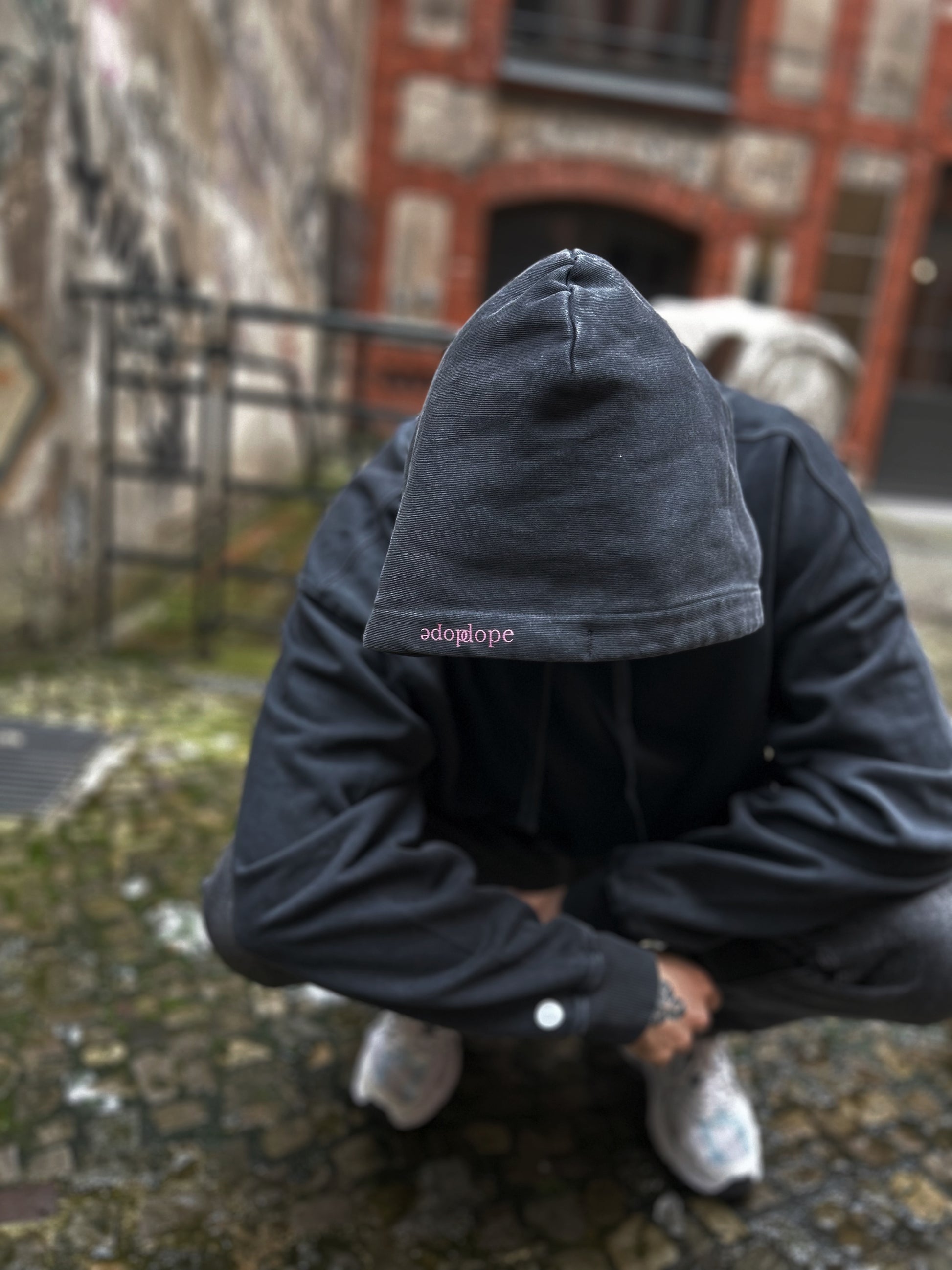 YNFB Dopamine Hoodie – Oversized, Casual & Vintage-Washed