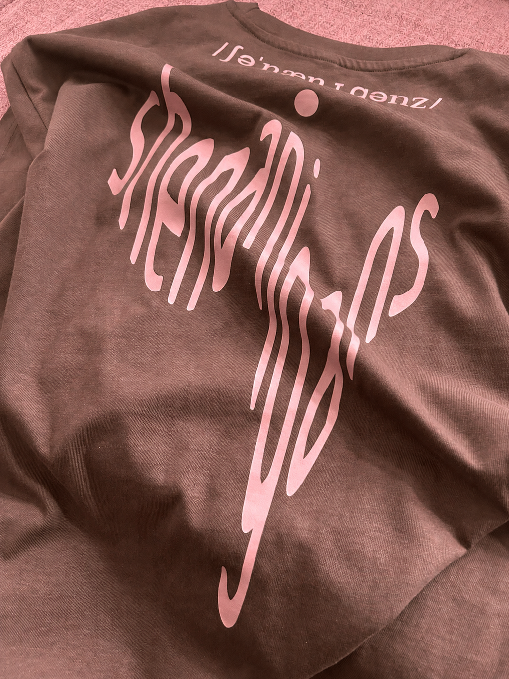 Shenanigans Backprint Shirt Mokka