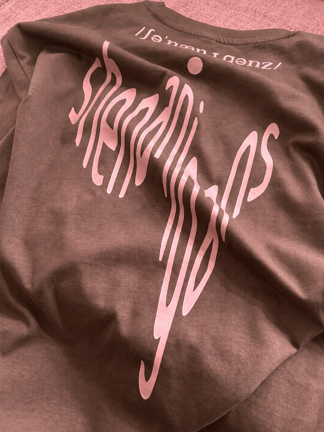 Shenanigans Backprint Shirt Mokka