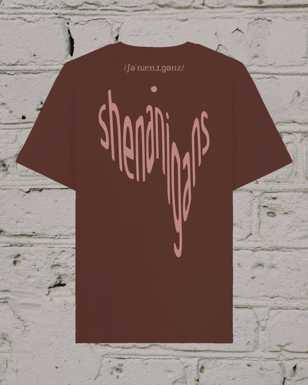 Shenanigans Backprint Shirt Mokka