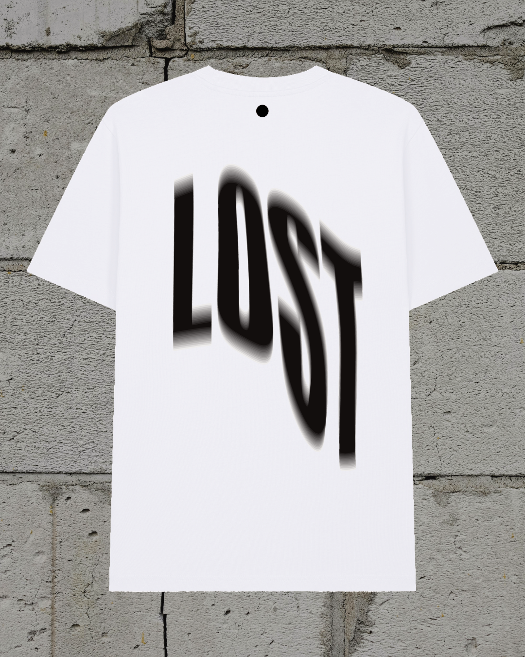 Oversized Shirt mit LOST Back Print