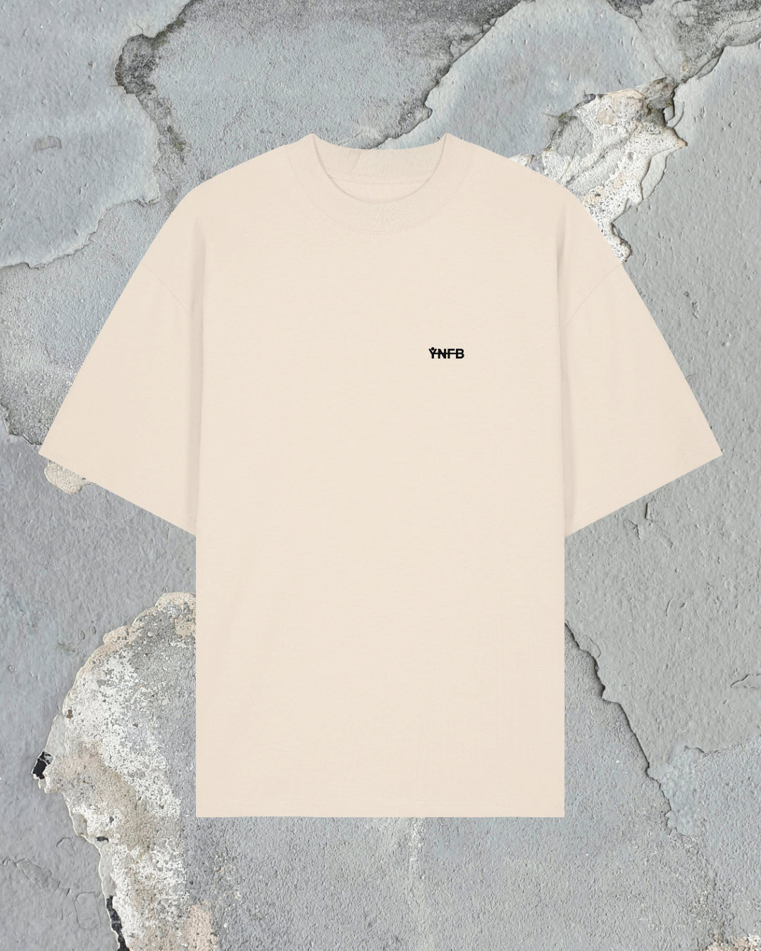 Boxy T-Shirt mit großem Hand Backprint