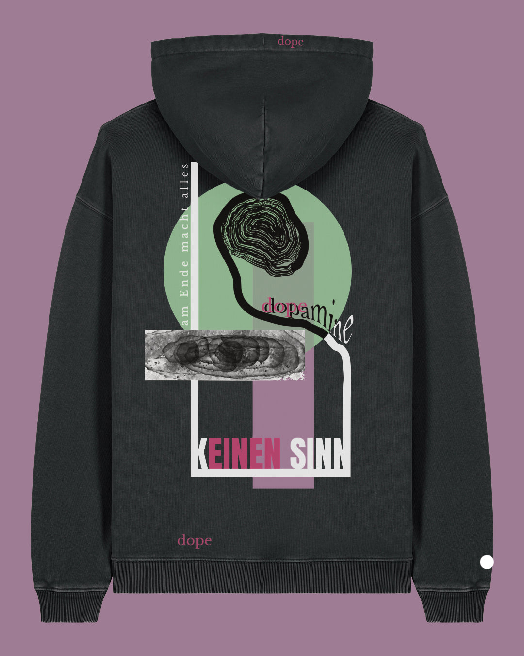 YNFB Dopamine Hoodie – Oversized, Casual & Vintage-Washed