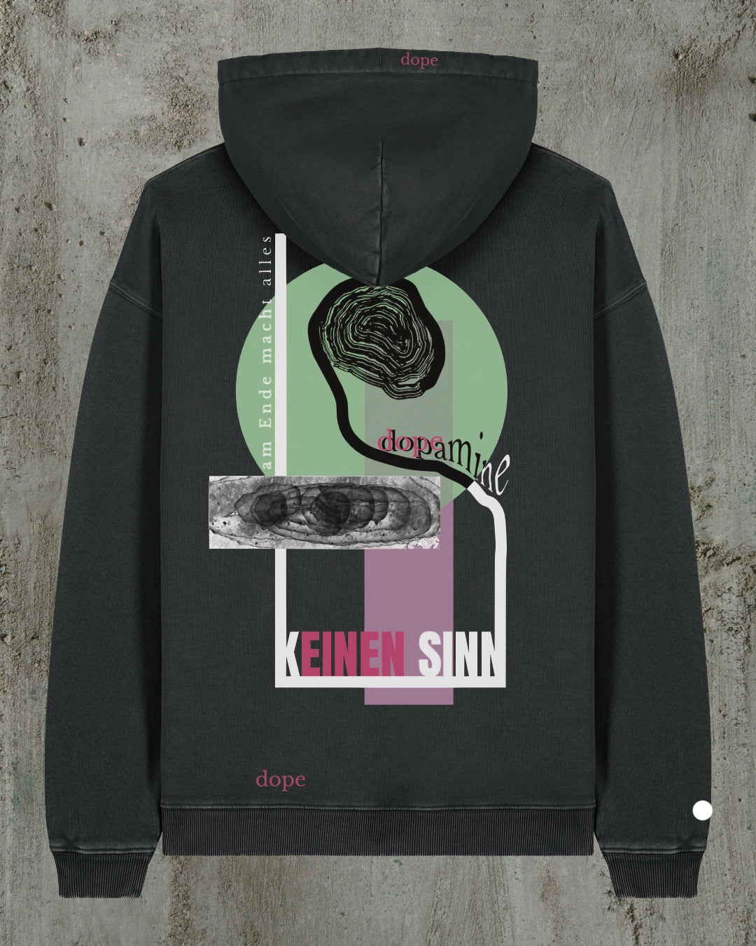 YNFB Dopamine Hoodie – Oversized, Casual & Vintage-Washed